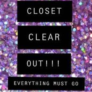 FRIDAY CLOSET CLEAR OUT!  🥰🥰🥰 ALL OF CLOSET HAS BEEN SPECIALLY PRICES TODAY!